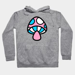 Transgender Mushroom Discrete Pride Flag Hoodie